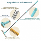 CATANOX Premium 3-Piece Pet Hair Remover Set | Carpet Rake, Sofa Hair Remover & Mini Scraper Catanox